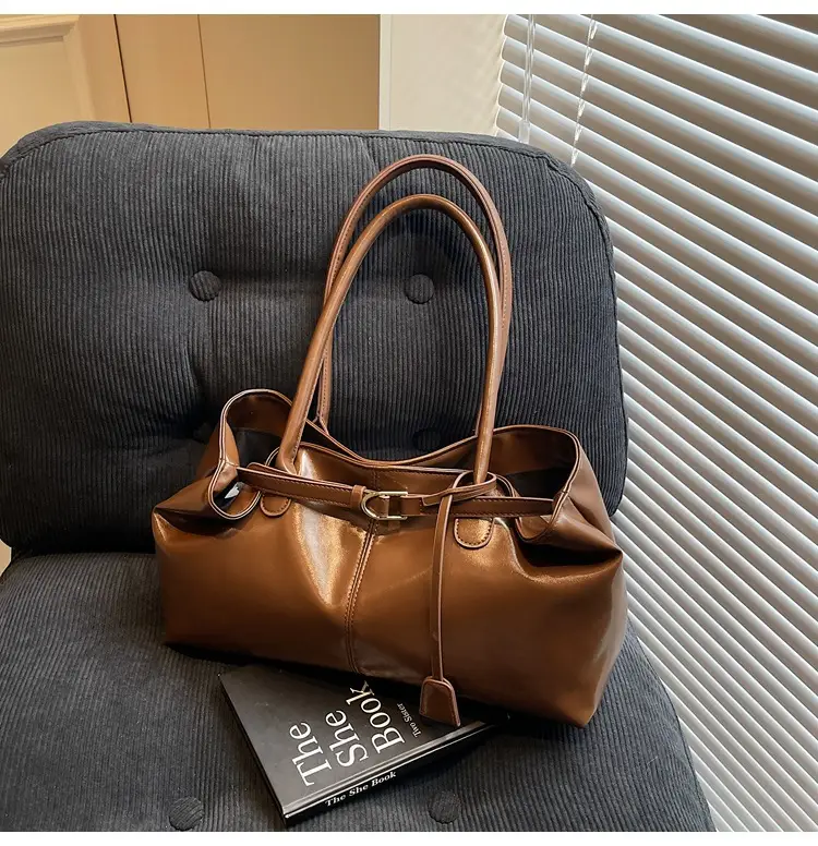 Women Cross-Border Retro Shoulder Bag Large Capacity 2026 — feature 14