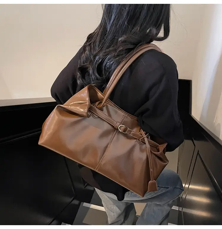 Women Cross-Border Retro Shoulder Bag Large Capacity 2026 — feature 17