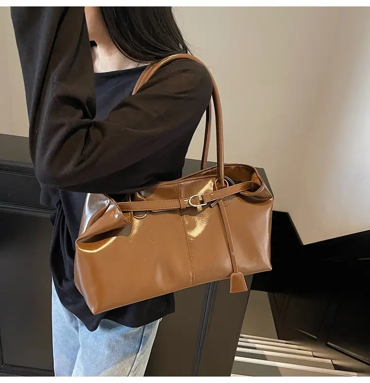 Women Cross-Border Retro Shoulder Bag Large Capacity 2026 — feature 19
