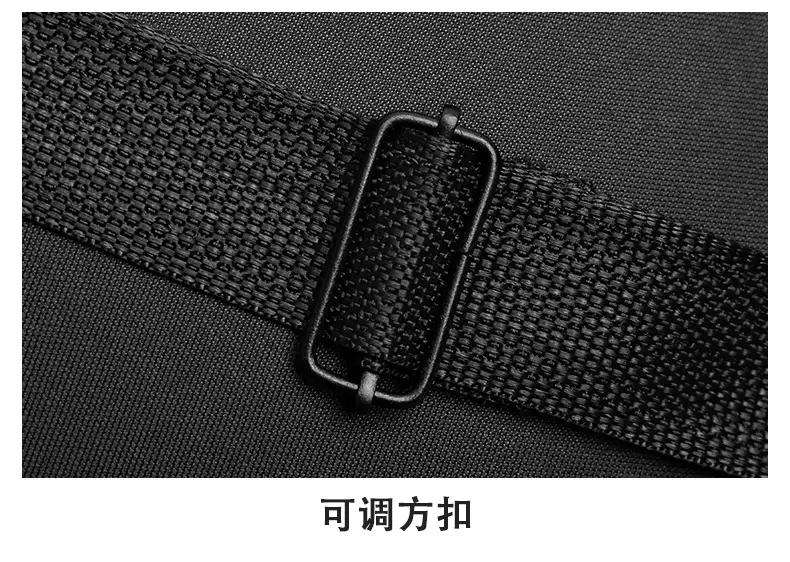 Reflective Zipper Laptop Bag Grey Shoulder Business Portable — feature 25