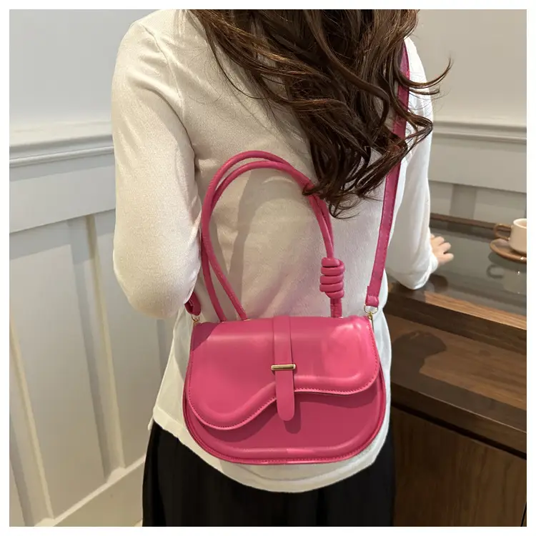 Women's White Crossbody Shoulder Bag with Adjustable Strap — feature 14