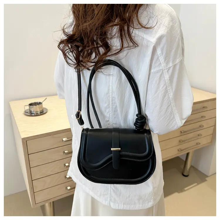 Women's White Crossbody Shoulder Bag with Adjustable Strap — feature 17