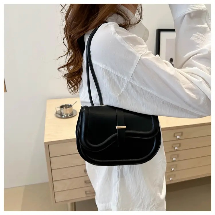 Women's White Crossbody Shoulder Bag with Adjustable Strap — feature 18