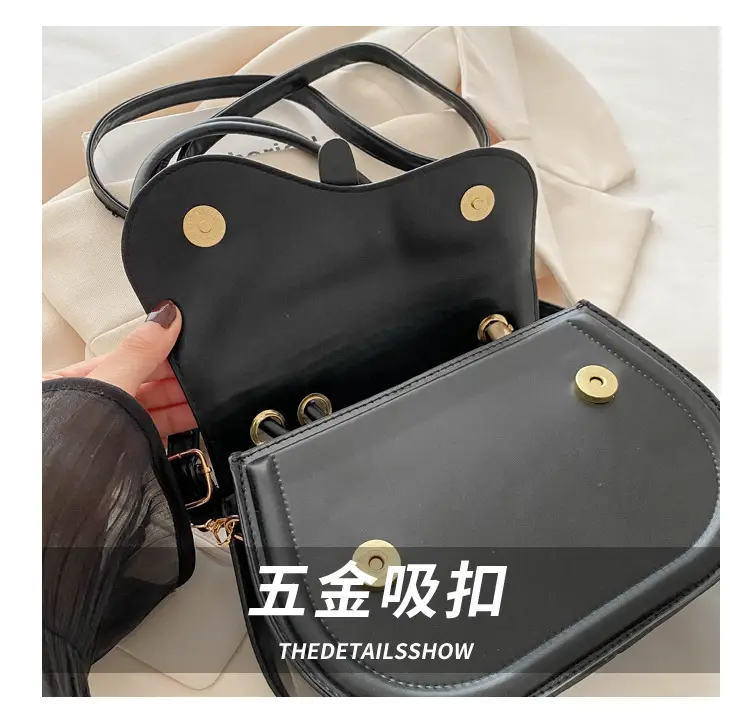 Women's White Crossbody Shoulder Bag with Adjustable Strap — feature 5
