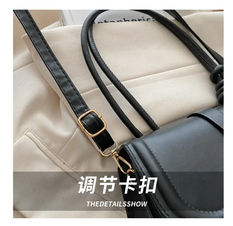 Women's White Crossbody Shoulder Bag with Adjustable Strap — feature 6