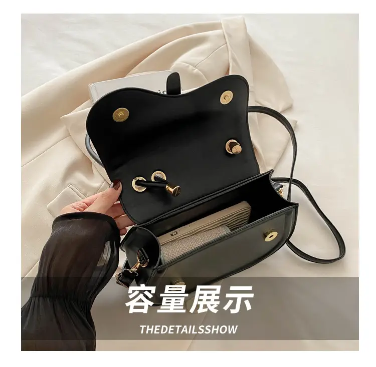 Women's White Crossbody Shoulder Bag with Adjustable Strap — feature 7