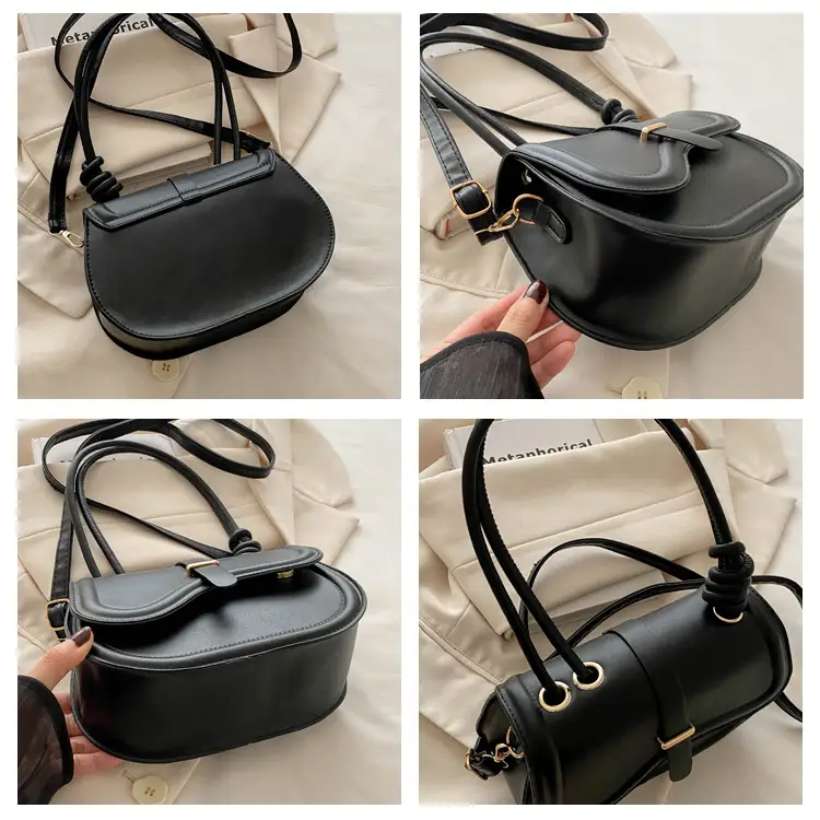 Women's White Crossbody Shoulder Bag with Adjustable Strap — feature 8