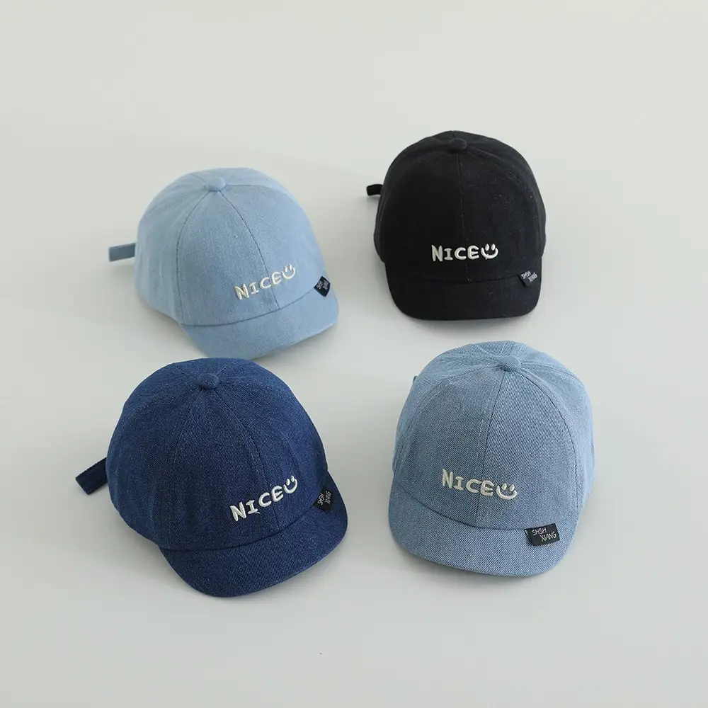 Children's Blue Embroidered Cap 1983 Island - Image 19
