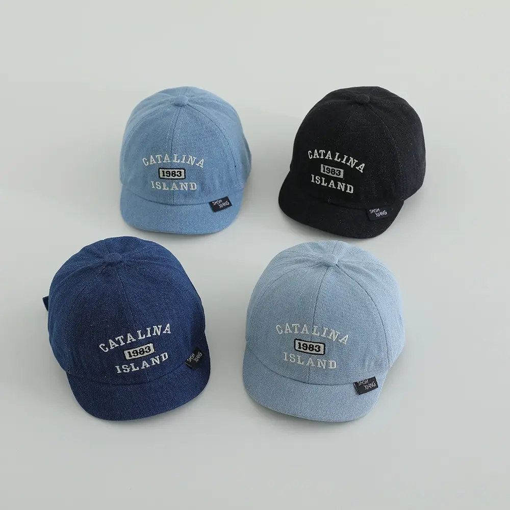 Children's Blue Embroidered Cap 1983 Island - Image 20
