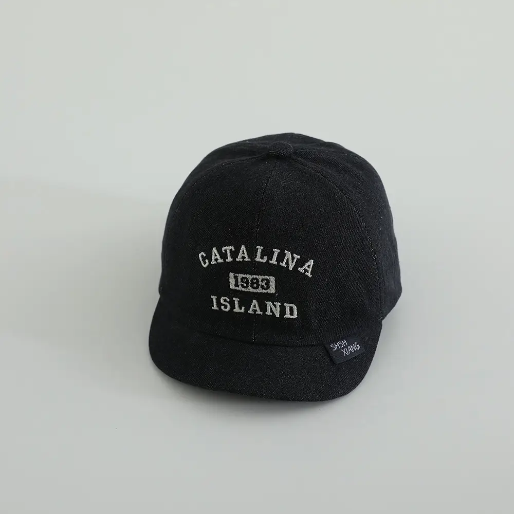 Children's Blue Embroidered Cap 1983 Island - Image 12