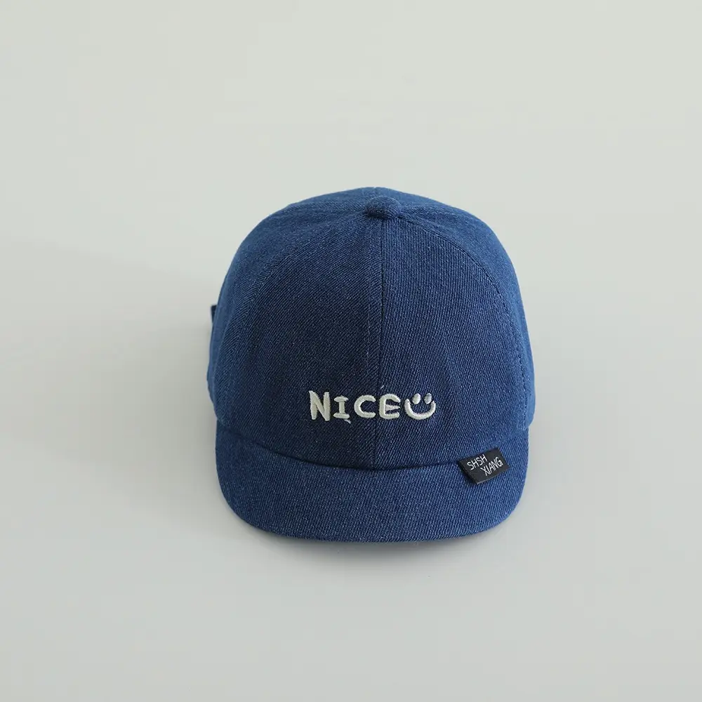 Children's Blue Embroidered Cap 1983 Island - Image 15
