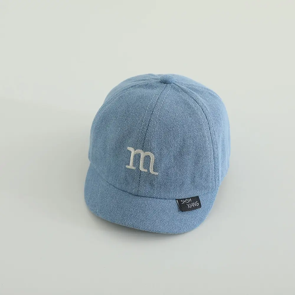 Children's Blue Embroidered Cap 1983 Island - Image 2