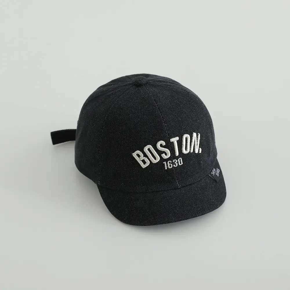 Children's Blue Embroidered Cap 1983 Island - Image 8