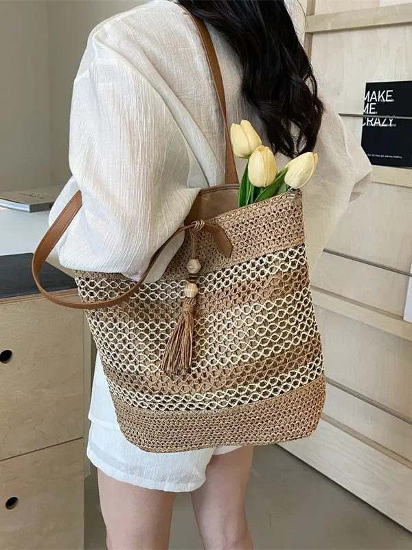 Women's Woven Casual Shoulder Bag 2025 New - Image 3
