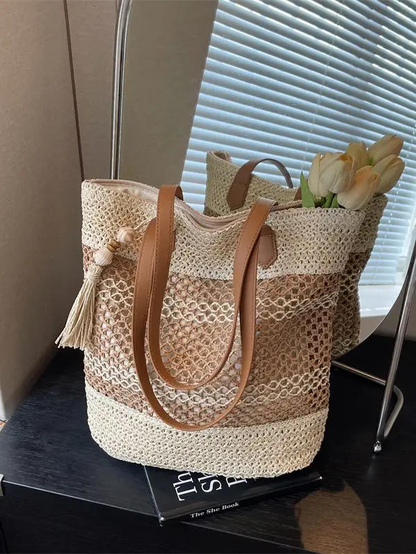 Women's Woven Casual Shoulder Bag 2025 New - Image 4