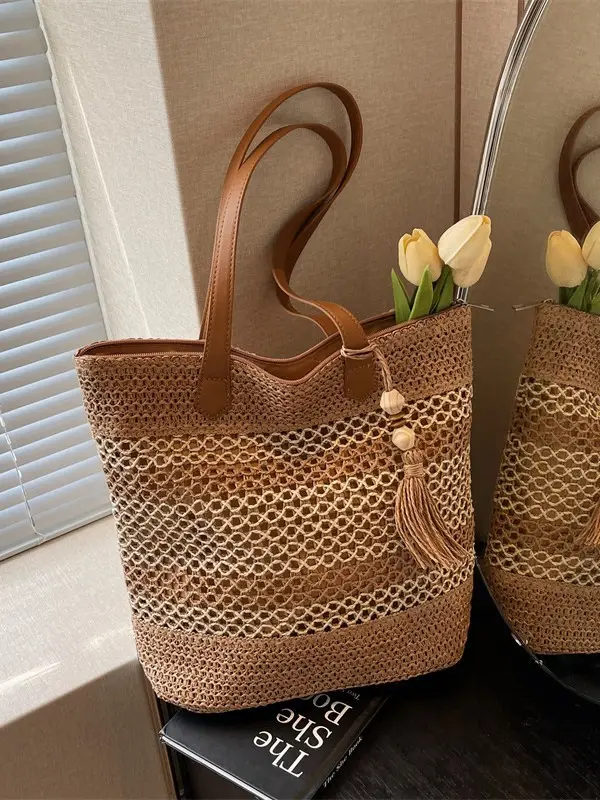 Women's Woven Casual Shoulder Bag 2025 New - Image 6