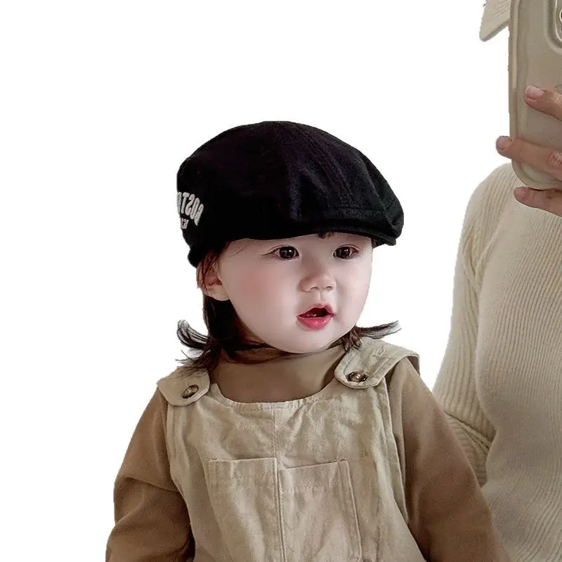 Children's Cotton Forward Cap Baby Anti-Beret Newsboy Cap - Image 8