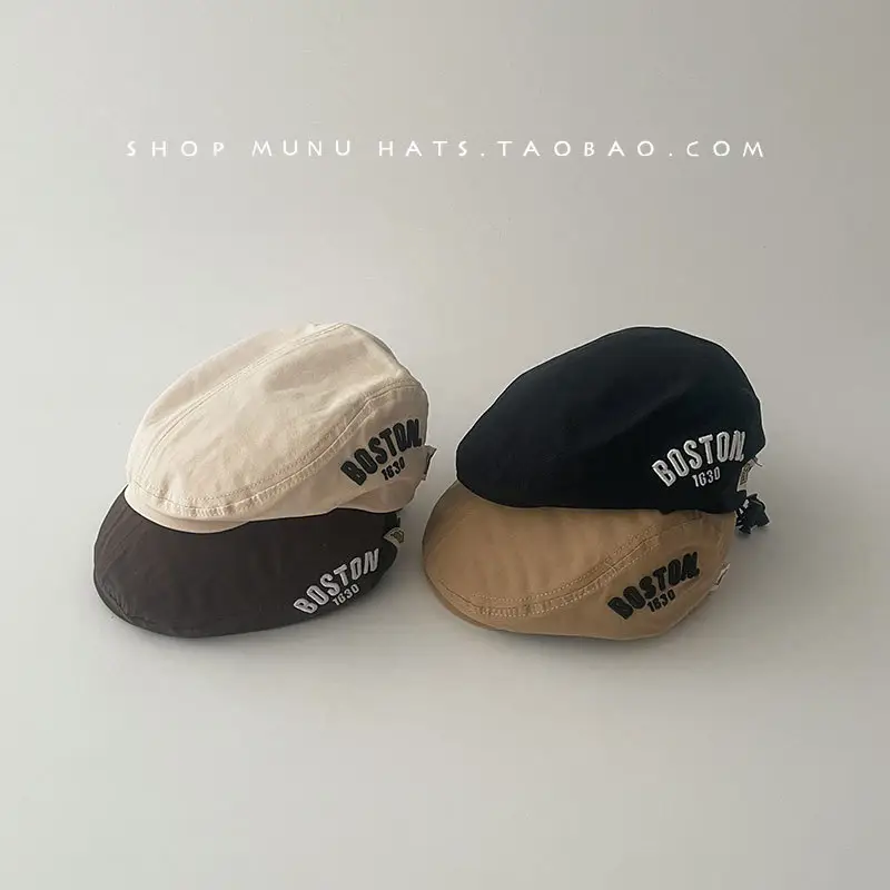 Children's Cotton Forward Cap Baby Anti-Beret Newsboy Cap — feature 13
