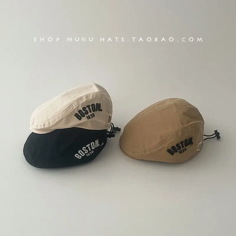 Children's Cotton Forward Cap Baby Anti-Beret Newsboy Cap — feature 15