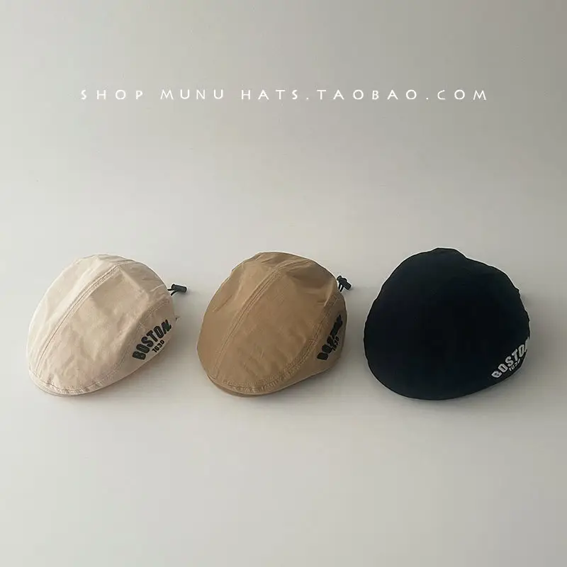 Children's Cotton Forward Cap Baby Anti-Beret Newsboy Cap — feature 17