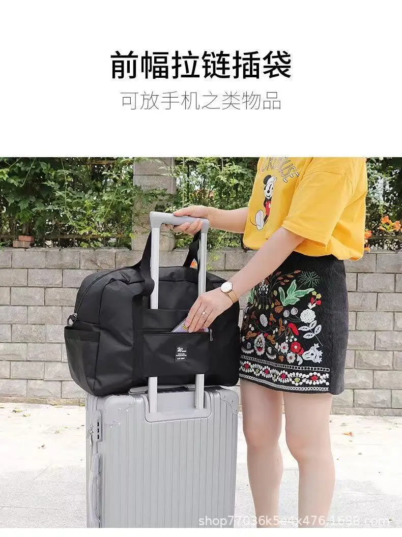 Waterproof Large Capacity Travel Bag Handheld Crossbody Storage — feature 1