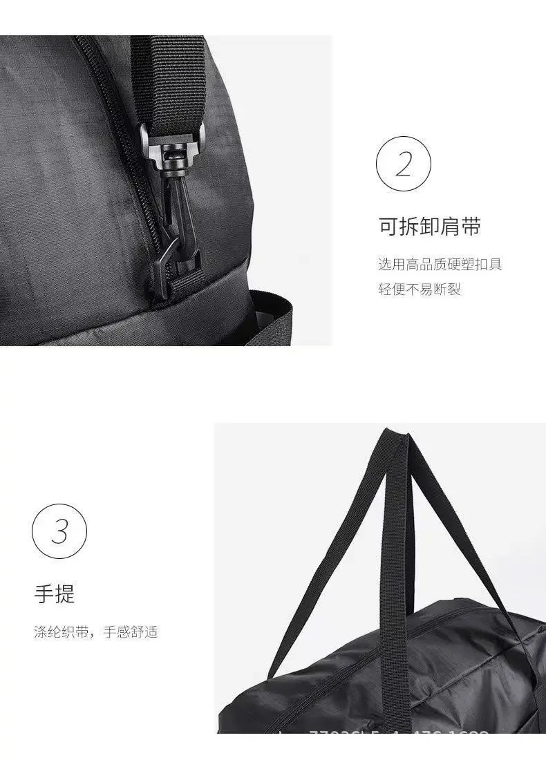 Waterproof Large Capacity Travel Bag Handheld Crossbody Storage — feature 10