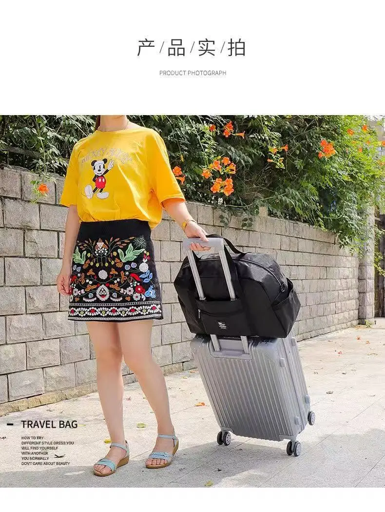 Waterproof Large Capacity Travel Bag Handheld Crossbody Storage — feature 6