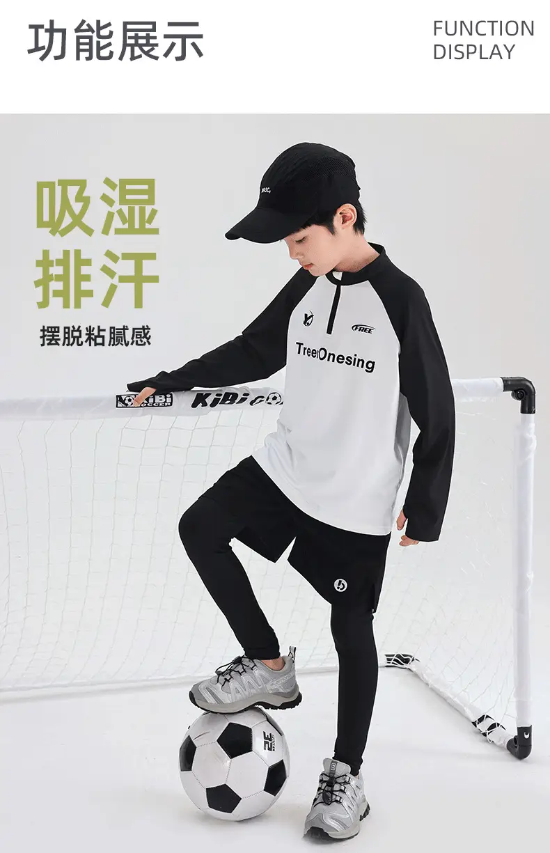 Boys Long Sleeve Jersey T-Shirt Spring Autumn 2025 — feature 5