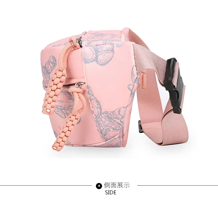 Cartoon Print Crossbody Waist Bag Mint Green — feature 29
