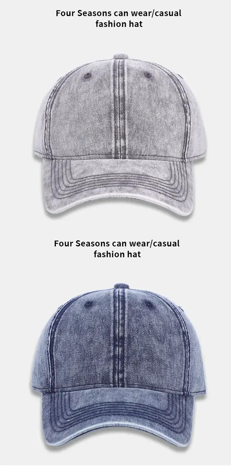 Light Gray Washed Cowboy Hat for Men — feature 12
