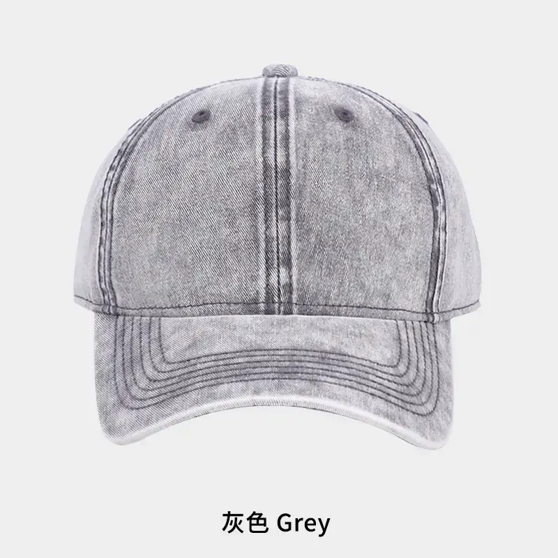 Light Gray Washed Cowboy Hat for Men - Image 3