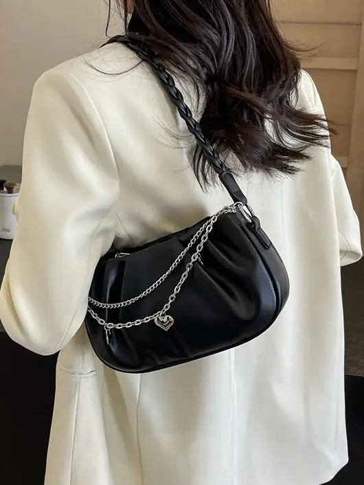 Black Crossbody Bag Women 2025 Fashion - Image 4