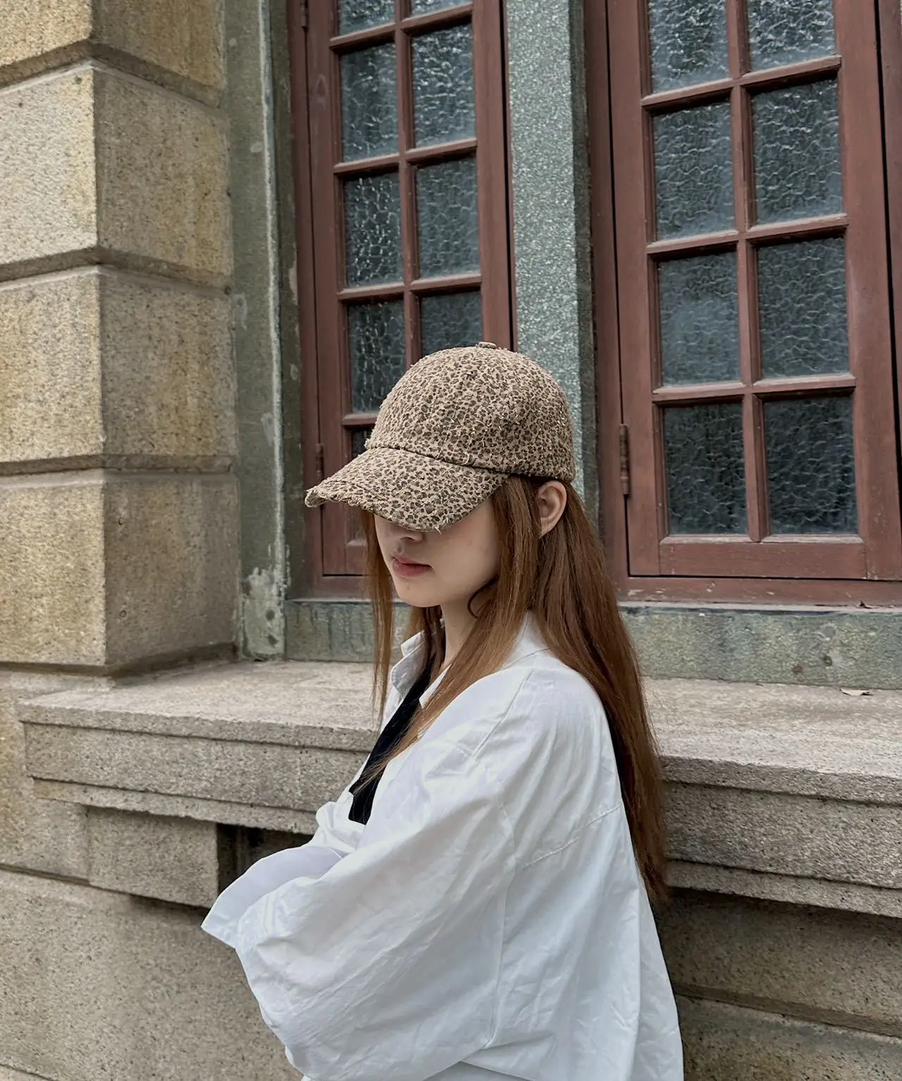 Leopard Print Distressed Cap for Men Women Sun Hat — feature 2