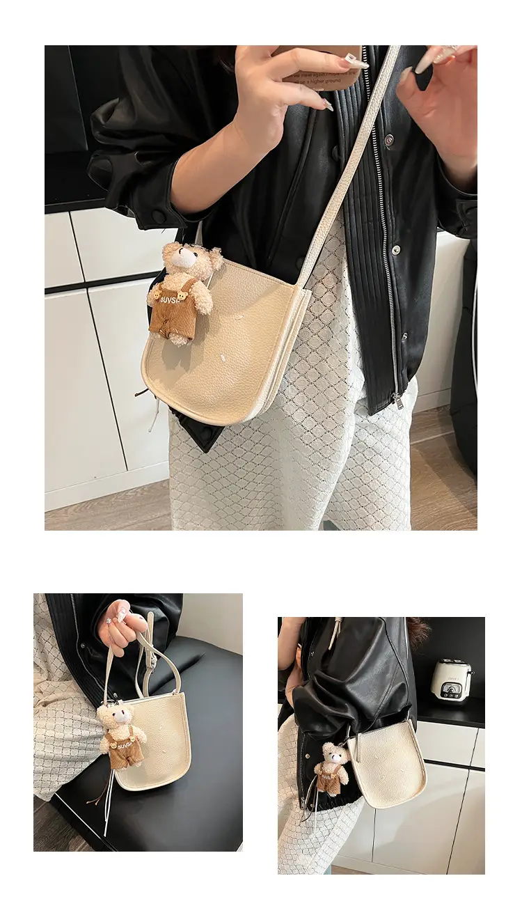 Women's Soft Leather Shoulder Bag with Mobile Phone Holder — feature 19