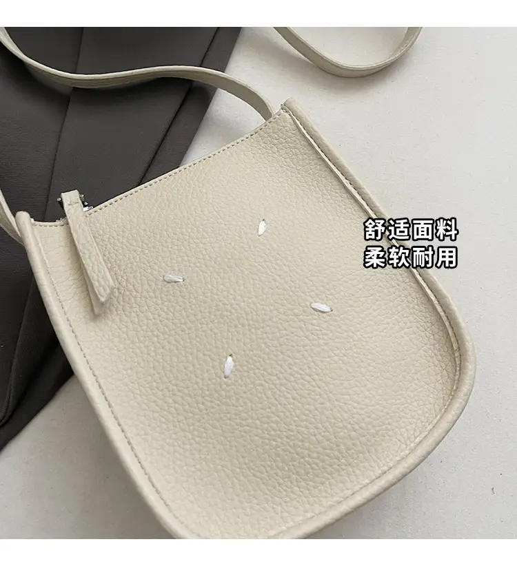 Women's Soft Leather Shoulder Bag with Mobile Phone Holder — feature 2