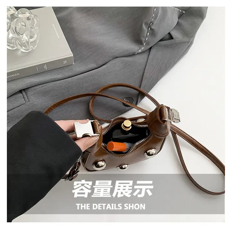 Women's Mini Handbag with Pearl Accents — feature 7