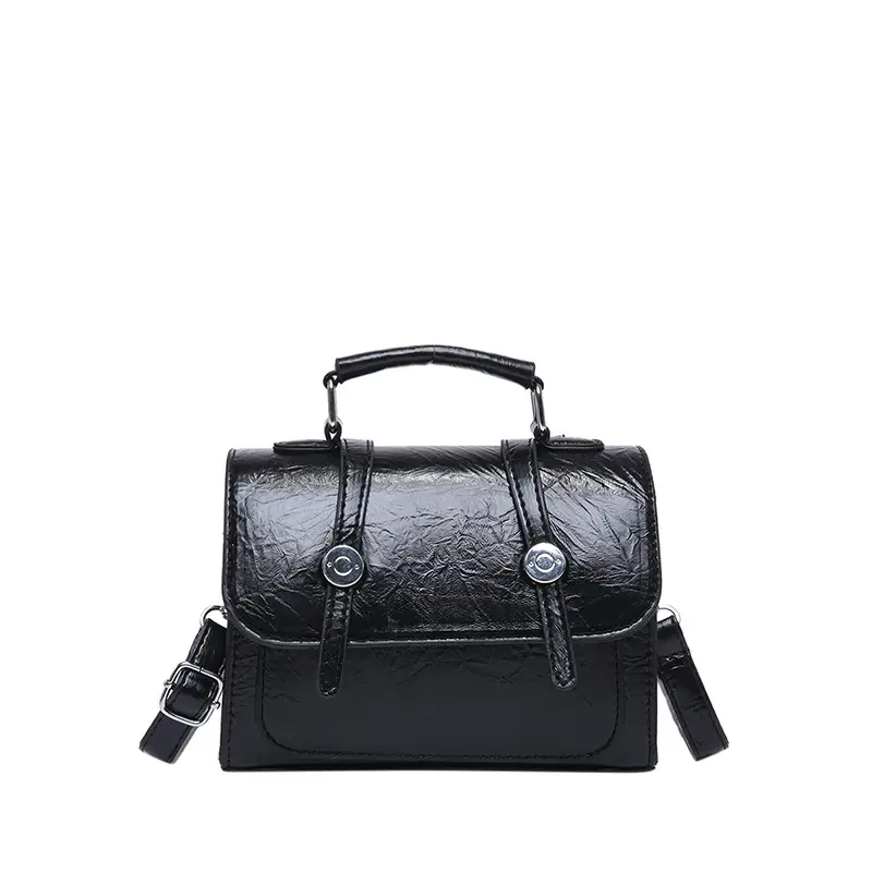 Gold Laser Textured Shoulder Crossbody Bag for Women - Image 9