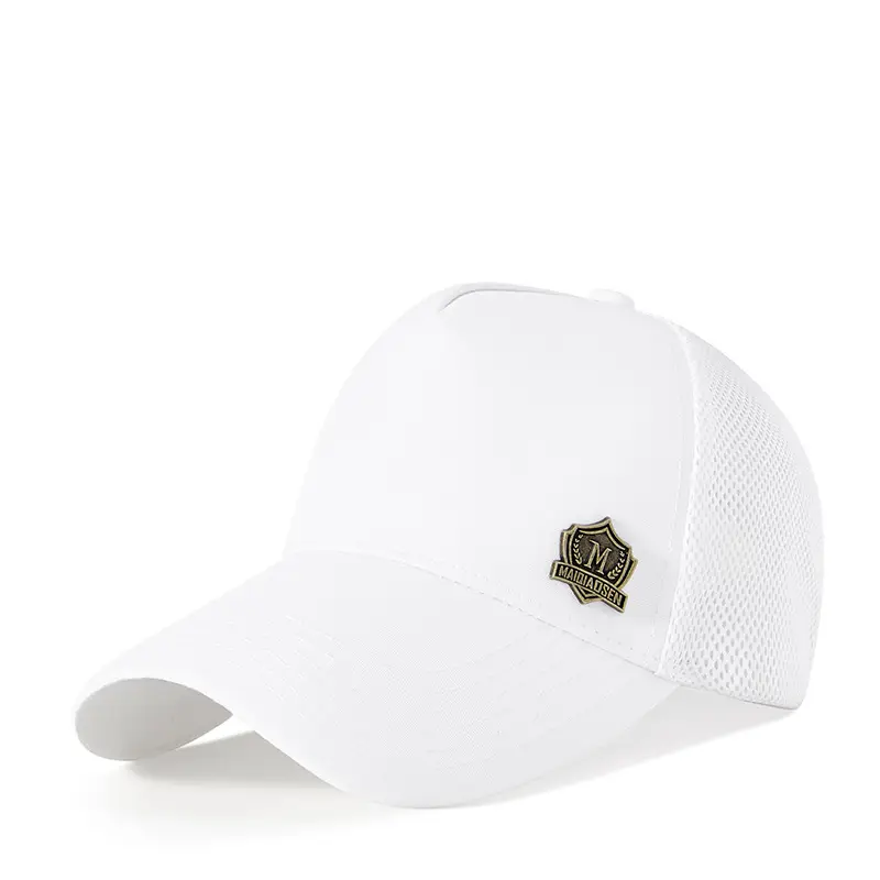 2025 Black Mesh Baseball Cap with Badge - Image 6