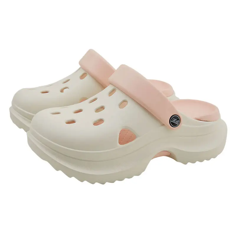 Women's Purple Hole Sandals Summer 2025 Thick Non-Slip