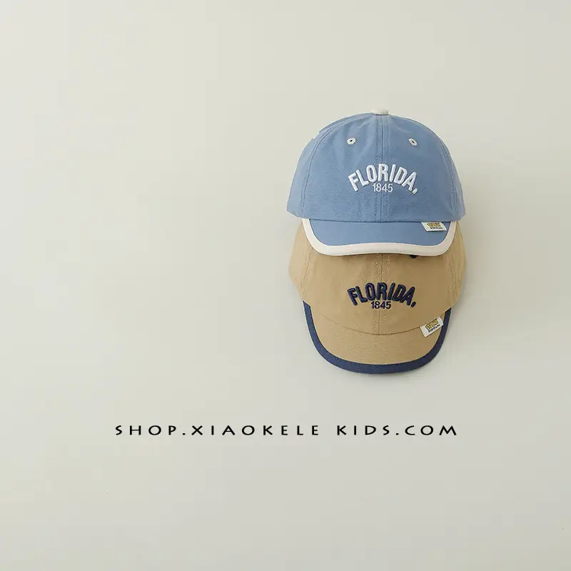 Blue Letter Embroidered Baby Cap for Boys - Image 9