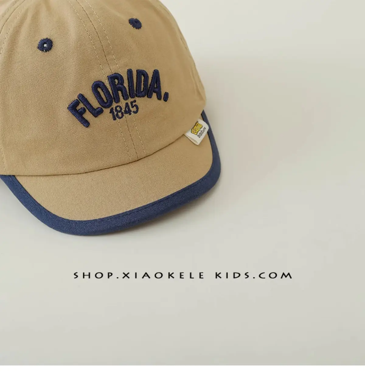 Blue Letter Embroidered Baby Cap for Boys — feature 11