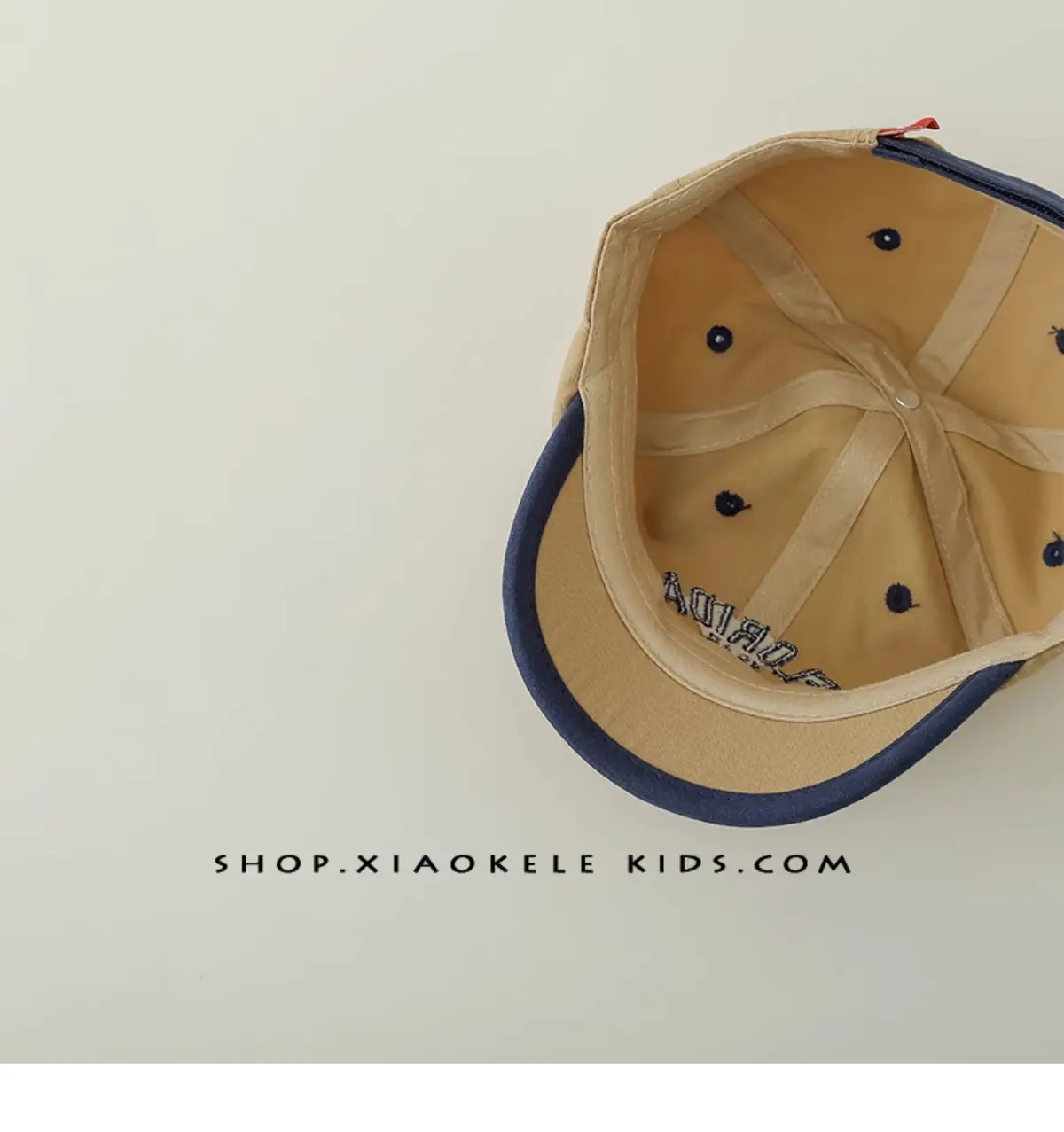Blue Letter Embroidered Baby Cap for Boys — feature 13