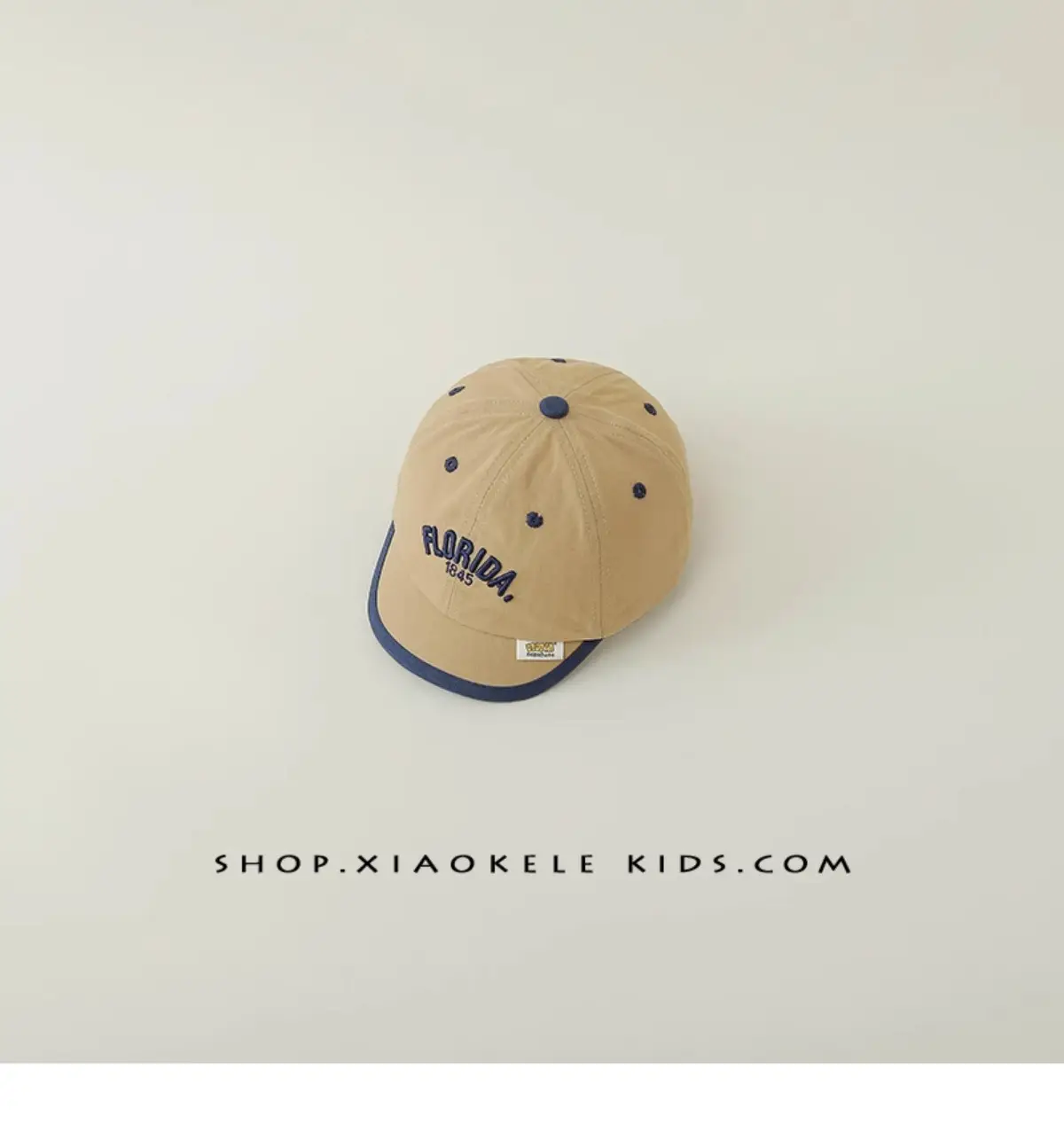 Blue Letter Embroidered Baby Cap for Boys — feature 15