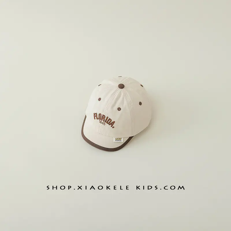 Blue Letter Embroidered Baby Cap for Boys - Image 2