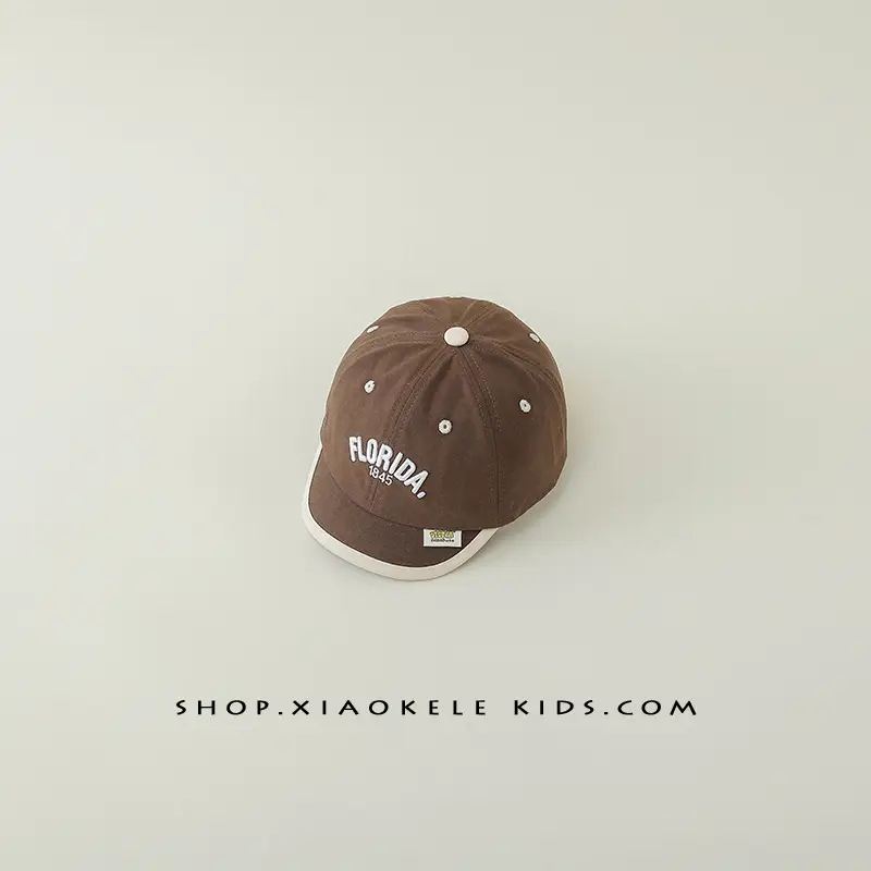 Blue Letter Embroidered Baby Cap for Boys - Image 4