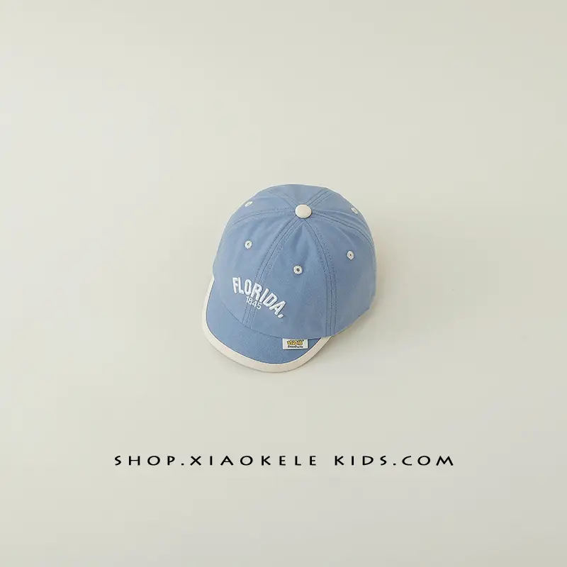 Blue Letter Embroidered Baby Cap for Boys - Image 5