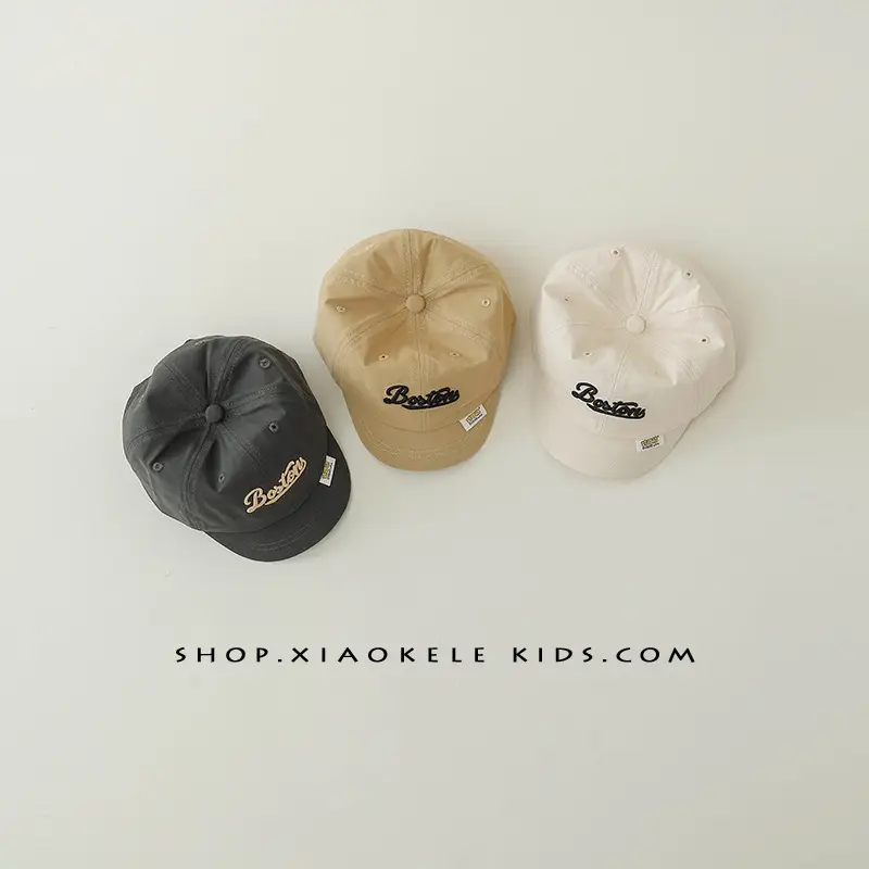 Baby Korean Letter Embroidered Cap for Boys Spring Autumn - Image 7