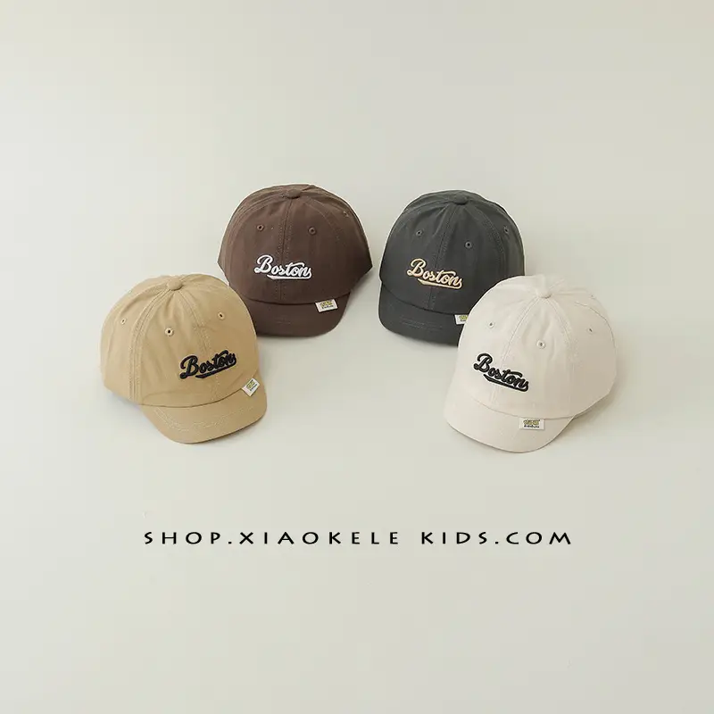 Baby Korean Letter Embroidered Cap for Boys Spring Autumn - Image 8