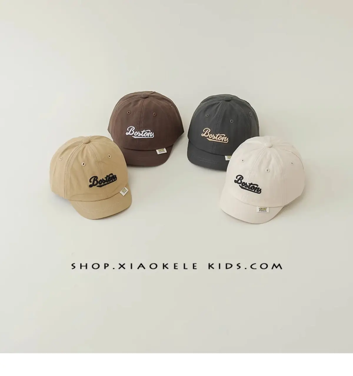 Baby Korean Letter Embroidered Cap for Boys Spring Autumn — feature 2