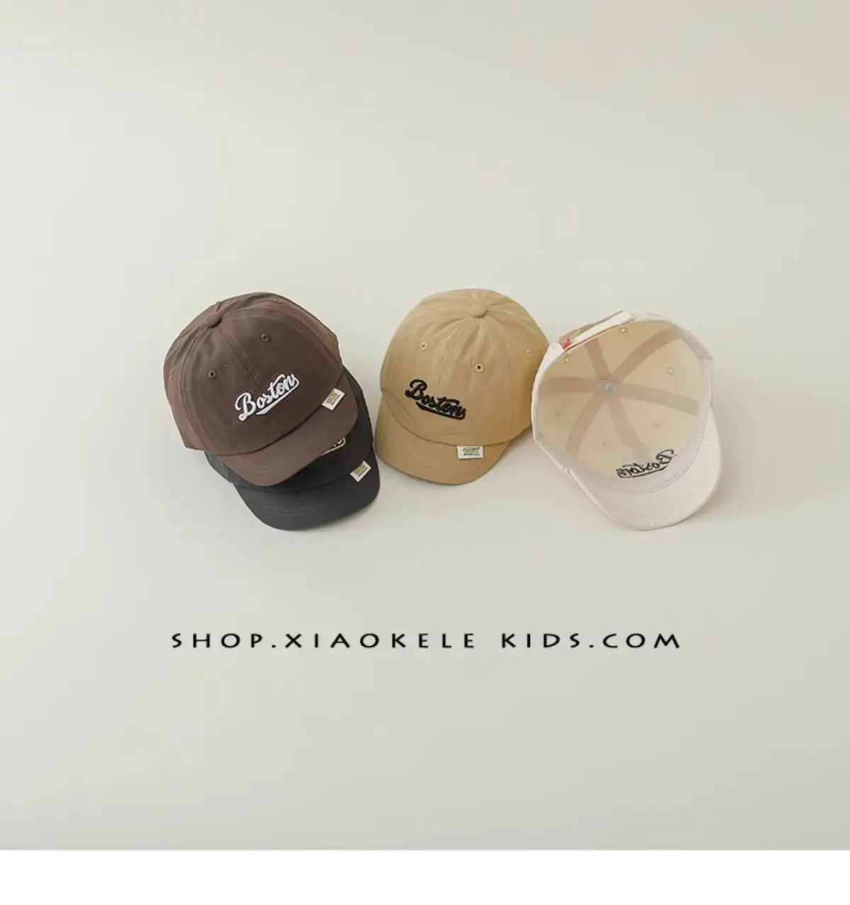 Baby Korean Letter Embroidered Cap for Boys Spring Autumn — feature 3